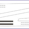 773 Лазерная декаль с элементами белой печати. На модель "ЗВЕЗДА" Boeing 777-300ER 777300-02 1/144 Техничка