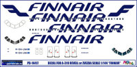 Laser decal for Airbus A 319 (1/144) Finnair