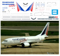 Лазерная декаль на BOEING 737-700 1/144 под Звезду- TRANSAERO 2000