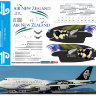 Лазерная декаль на Boeing 747-400  Air New Zealand Rugby 1/144